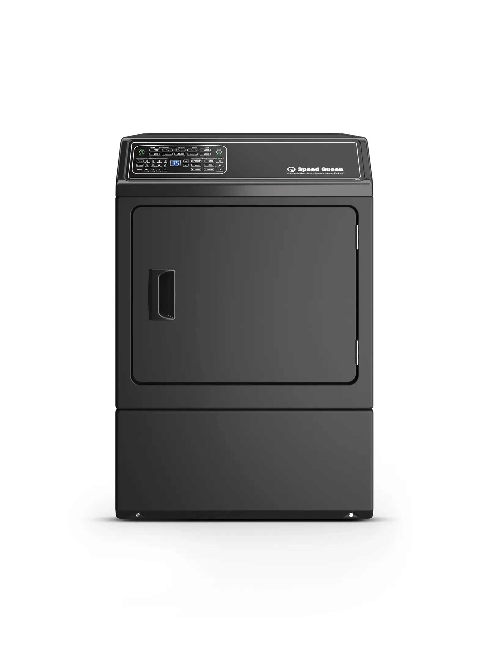 Speed Queen DR7004BE Black Electric Dryer with Pet Plus™ | Steam | Over-Dry Protection | ENERGY STAR® Certified | 7-Year Warranty 0