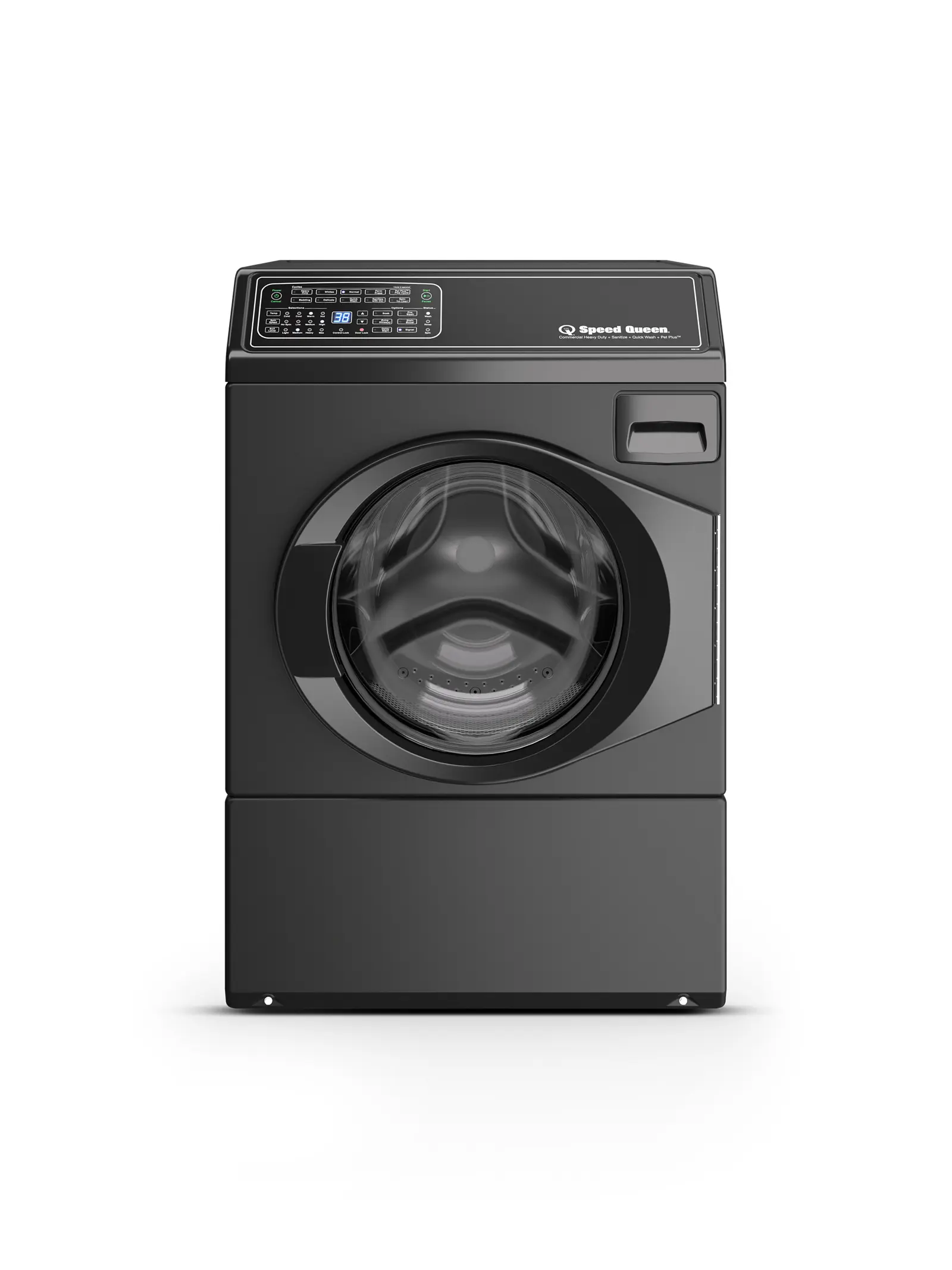 Speed Queen Speed Queen FF7010BN Black Right-Hinged Front-Load Washer with Pet Plus™ | Sanitize | Fast Cycles | Dynamic Balancing | 5-Year Warranty 0